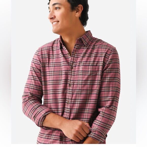 NEW Faherty The Movement Featherweight Flannel Size Small - Picture 3 of 11